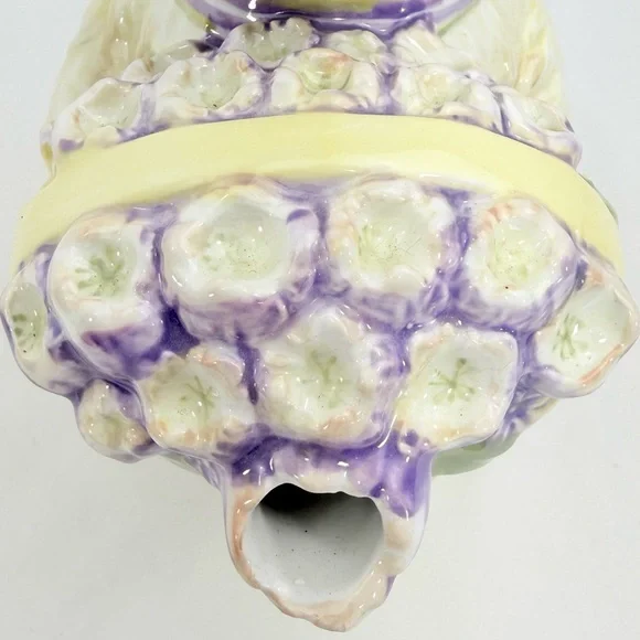 Longaburger Bunny Rabbit Lidded Spring Easter Collectible Ceramic Pitcher - Picture 14 of 16